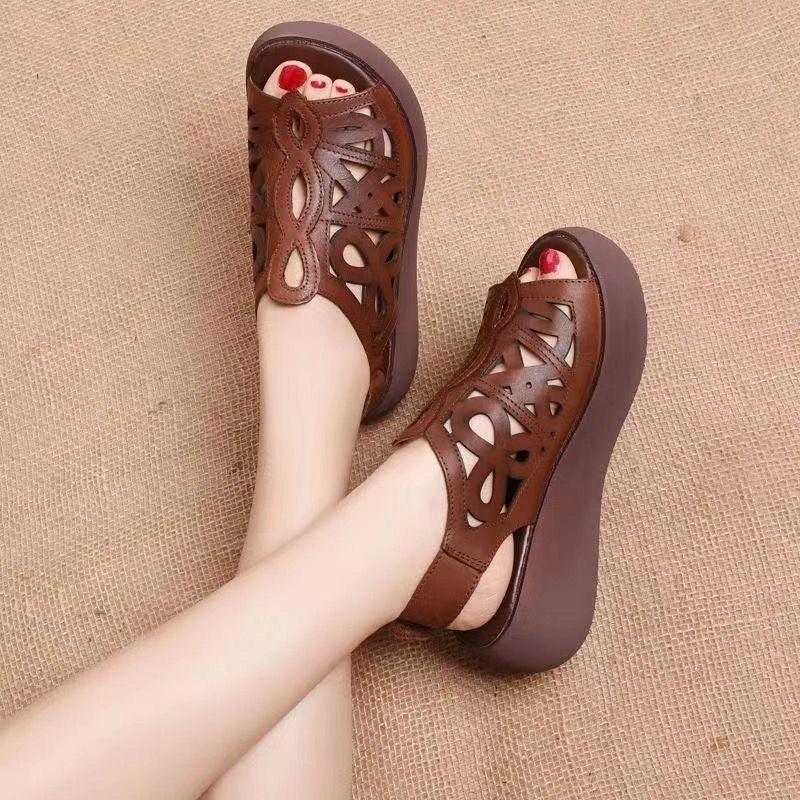 Sandales à Plateforme - Chaussures Ergonomiques