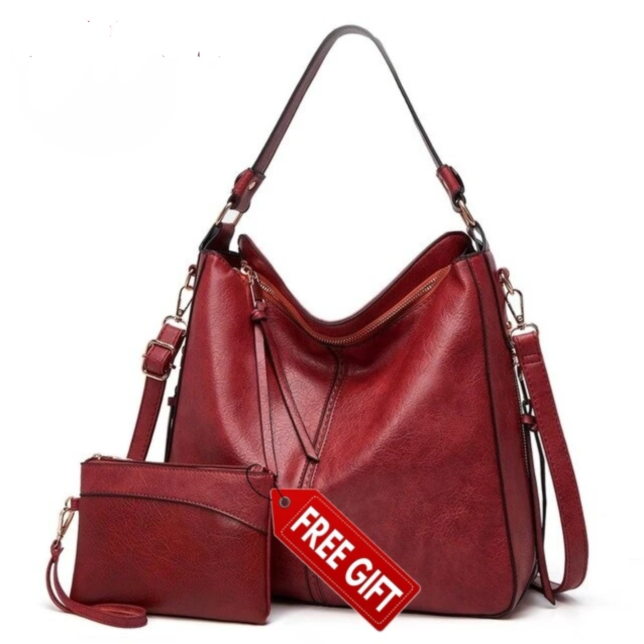 Sac fourre-tout antivol en cuir Hobo (cadeau spécial)