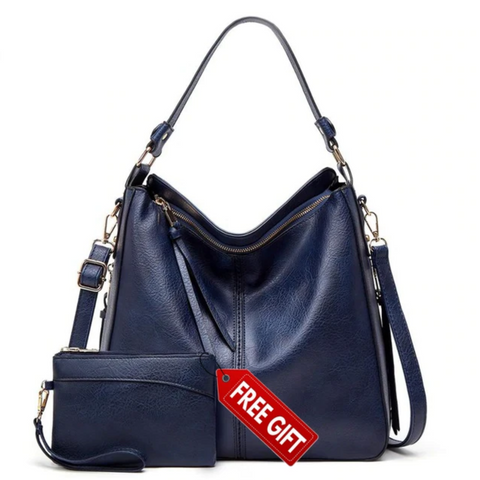 Sac fourre-tout antivol en cuir Hobo (cadeau spécial)