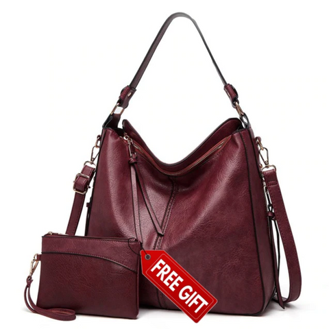 Sac fourre-tout antivol en cuir Hobo (cadeau spécial)