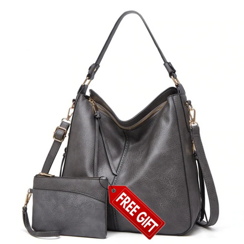 Sac fourre-tout antivol en cuir Hobo (cadeau spécial)