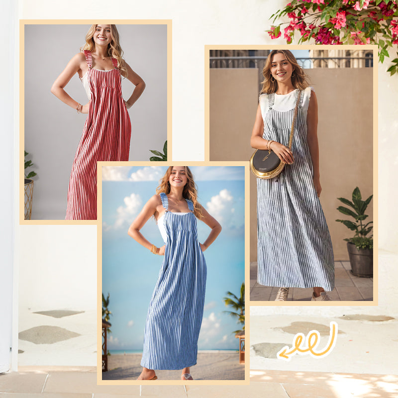 Robe Rayée - Collection 2025